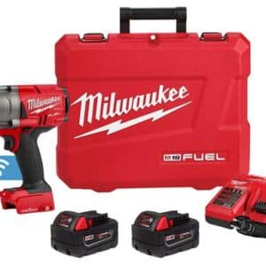 PISTOLA IMPACTO 3/4 ALTO TORQUE MILWAUKEE M18 FUEL w/ ONE-KEY High Torque Impact Wrench 3/4" Friction Ring Kit ( Charger+2 Batteries + case)
