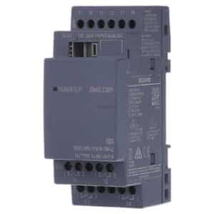 SIEMENS Módulo ampl. LOGO! DM8 230R, FA/E/S: 230V/230V/relé, 2TE, 4 DI/4 DO para LOGO! 8