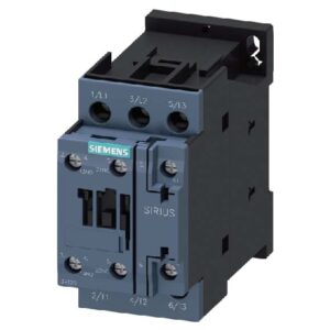 Contactor de potencia, AC-3 17 A, 7,5 kW/400 V 1 NA + 1 NC, 230 V AC, 50/60 Hz, 3 polos, tamaño S0, conexión por tornillo
