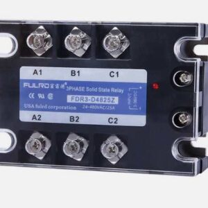 RELE DE ESTADO SOLIDO  DC/AC TRIFASICO / Three Phase Solid State Relay 3-36V DC Control AC 24-AC480V MGR-3 JGX-3 DC-AC 25A