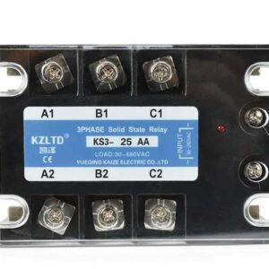 RELE DE ESTADO SOLIDO  TSR-25AA 3 Phase Solid State Relay 25A 90-280V AC to 30-480V AC Relay Module Control Relay mini rele 220V SSR-25 W/Plastic Cover 1 sold