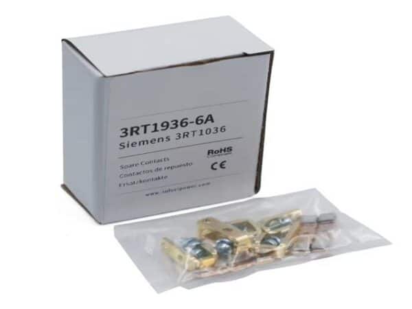 JUEGO DE CONTACTOS 3RT1936-6A P/contactor tamaño S2, compuesto por 3 cont. móviles y 6 contactos fijos con elementos de fijación