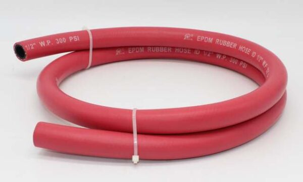 Manguera Multiproposito color rojo 3/8 * ID 1/2 (13mm) 300 PSI / Red EPDM RUBBER Multipurpose Hose Air & Water