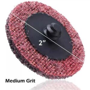 DISCO PARA LIJAR 2¨GRANO MEDIANO ROJO /SURFACE CONDITIONING DISCS MEDIUN RED QUICK CHANGE- SC2RED-25