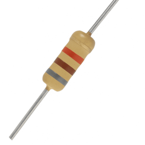 Resistencia de Carbón 2.8k ohmios, 1/4 W