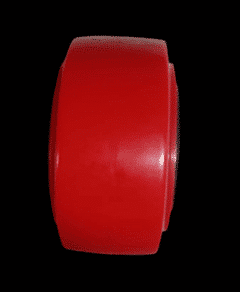 RUEDA SUELTA POLIURETANO 4" (100x50mm) 6203 BEARING.