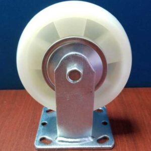 RUEDA DE NYLON (PA) 6" (152mm) X 50mm C/BASE FIJA / NY WHEEL: RIGID W/6203 BEARING