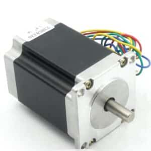 MOTOR PASO A PASO / Nema 23 Stepper Motor 2 phase 4-Leads 270 Oz-in/180Ncm 76mm (Shaft 6.35mm) 3.0A(U) 1.8de/Step