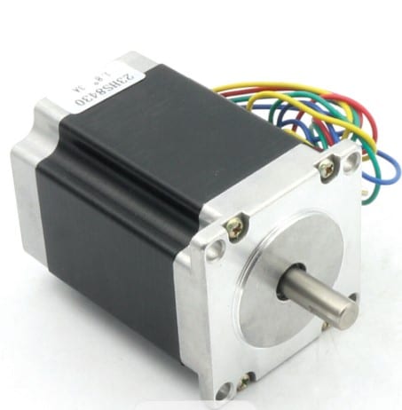 MOTOR PASO A PASO / Nema 23 Stepper Motor 2 phase 4-Leads 270 Oz-in/180Ncm 76mm (Shaft 6.35mm) 3.0A(U) 1.8de/Step
