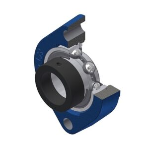 CHUMACERA DE PARED NTN 2 AGUJEROS 17mm 2616084 (LCTE03 / SALF203 / ESFD.203 /FLANGE-MOUNT BALL BEARING UNIT - 2-BOLT FLANGE
