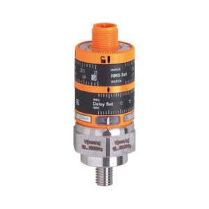 SENSOR DE VIBRACION IFM VKV021 / Vibration Monitor, 0 to 25 mms, 500mA, NC, 18 to 32 VDC, IP67, VK Series + Cable M12 4 Pines 5Mts