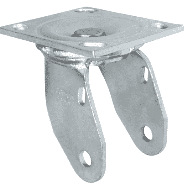 BASE GIRATORIA PARA RUEDA DE 4" CON FRENO / 4 Inch brake bracket Plate 100X114mm