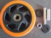 RUEDA SUELTA  POLIURETANO / PVC ,125MMX32 5inchFixed Wheel,Load Capacity: 150kg, Wheel Material: PP+PVC , 5&Prime; (125mm),