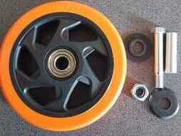 RUEDA SUELTA  POLIURETANO / PVC ,125MMX32 5inchFixed Wheel,Load Capacity: 150kg, Wheel Material: PP+PVC , 5" (125mm),