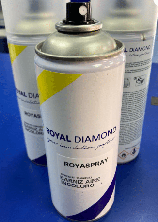 BARNIZ ROJO EN SPRAY ANTIFLASH RDM 400ML ROYAL DIAMOND Barniz dieléctrico transparente Procedencia España - 400 ml