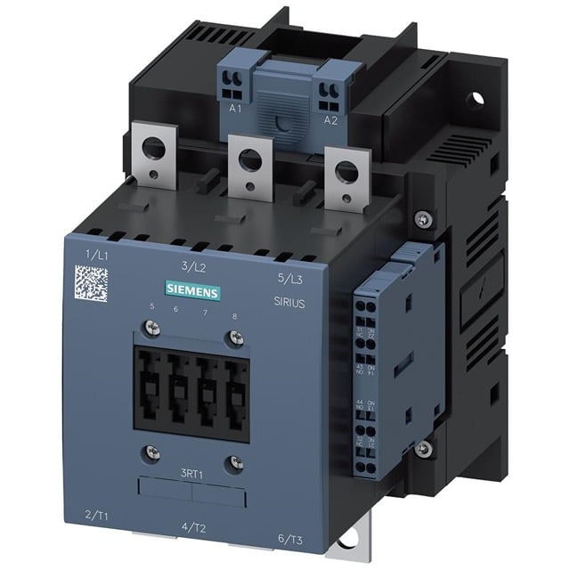 Contactor Siemens 3RT de 3 Polos, 2 NA / 2 NC, 65 A, bobina 23V-26 V 26V, 90 kW